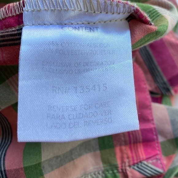 COOGI Little Kids Plaid Studded Patch Button Up Top Sz 6 - Picture 12 of 12